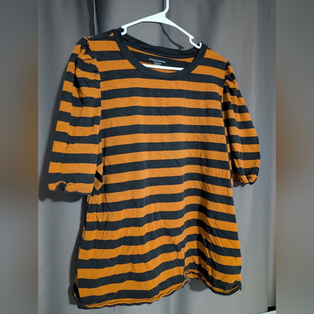 Amazon Essentials Puffy Sleeve Tshirt Blouse XXL